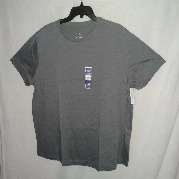 Lot of 20 2XL  Men’s Moisture-Wicking Gray Crew Neck T-Shirt  New with Tags Sealed in Pairs