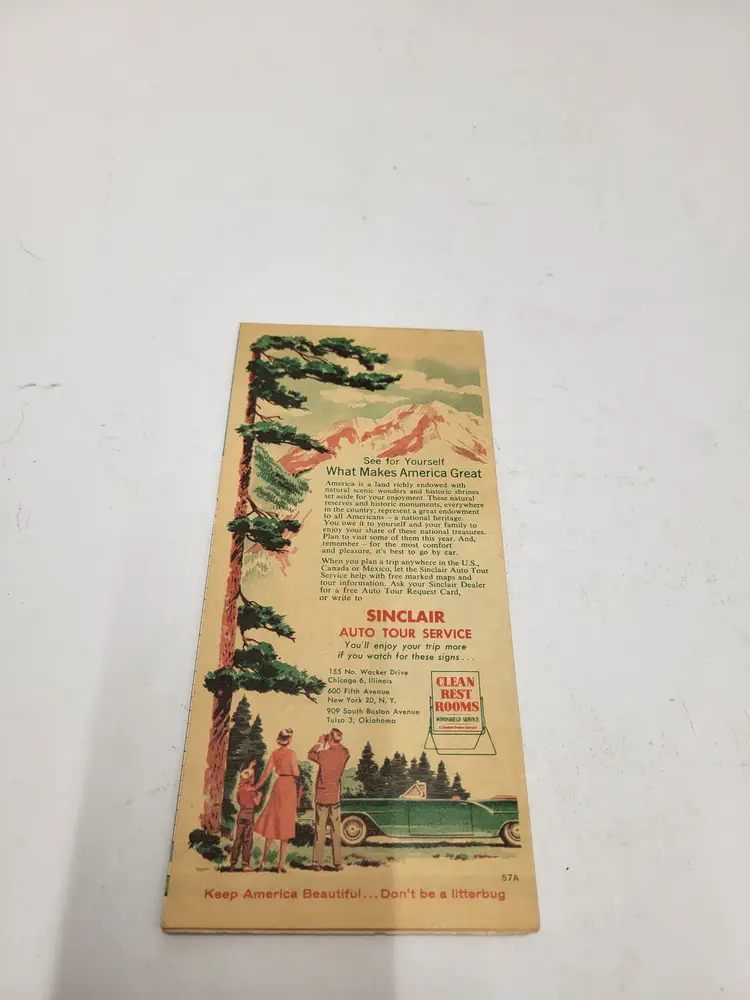 Vintage Florida Vacation Maps 1963 SINCLAIR Oils