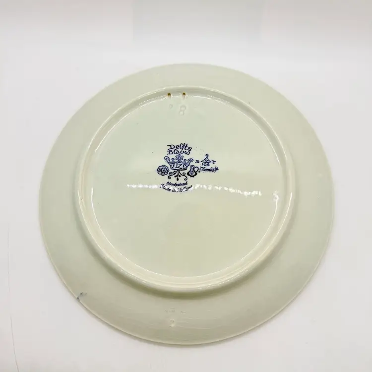 Vintage Delfts Blauw Delft Blue Chemkefa Holland Hanging Wall Cabinet Plate 9"