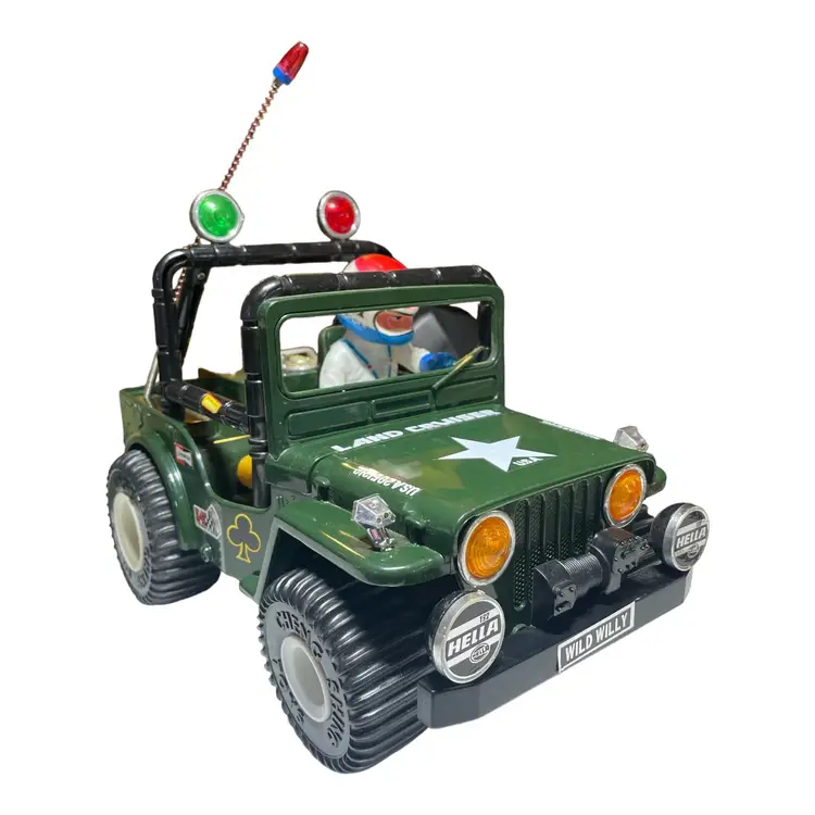 VINTAGE 80’s WILD WILLY M38 BATTERY POWERED 1/10 SCALE JEEP