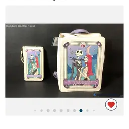 New Disney Nightmare Before Xmas Back Pack And Wallet