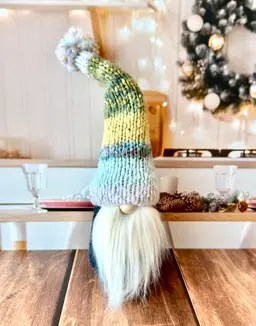 Petite Gnome For The Holiday or Everyday Made With Recycled Sweaters