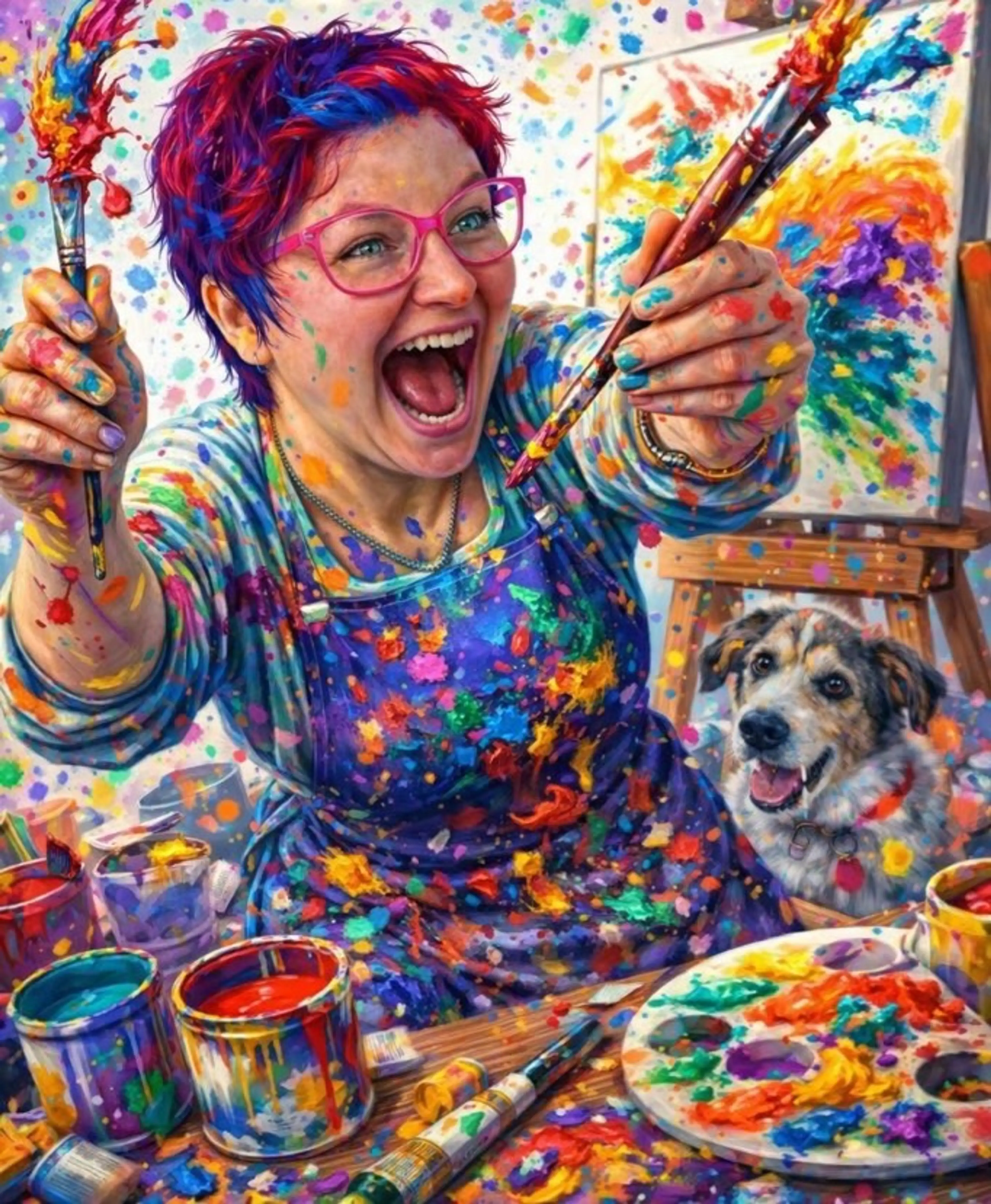 Abstract Artwork Inspired By Nature