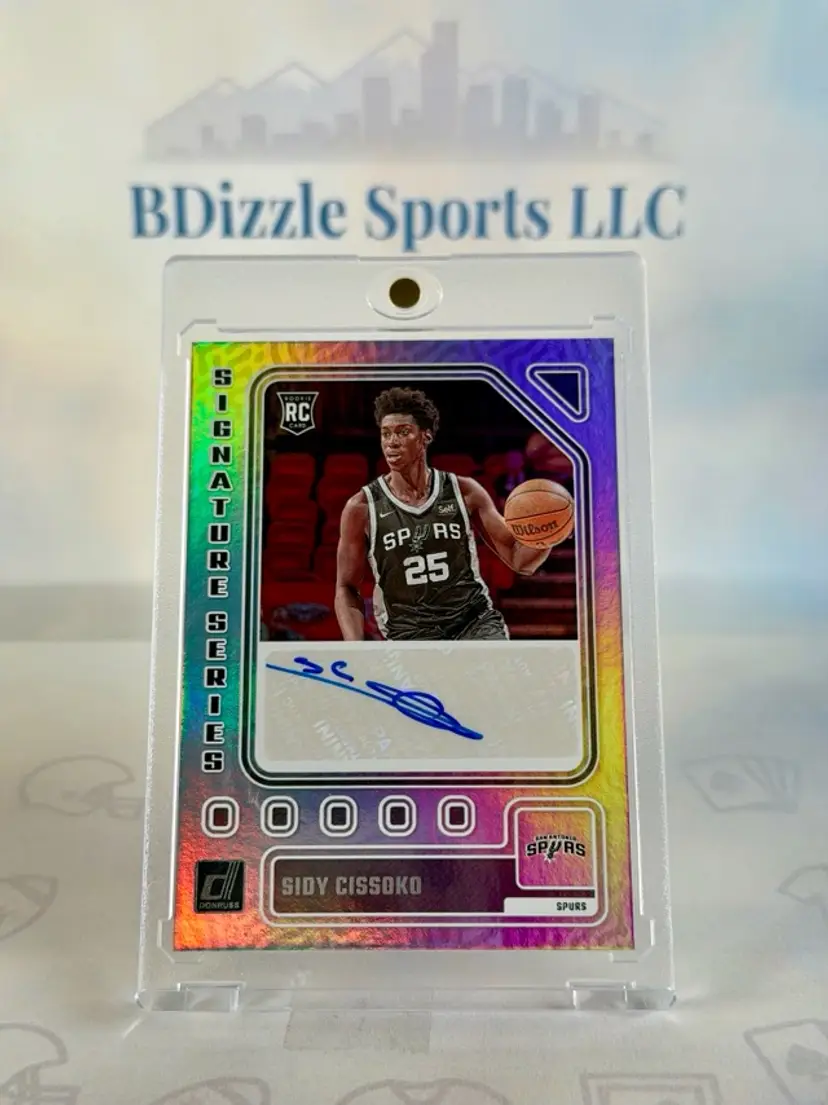 2023-24 Donruss Sidy Cissoko Signature Series #SS-SID AU RC