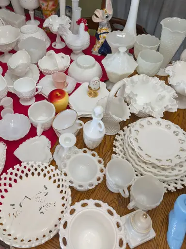 Milk Glass Monday 11/10 evening 