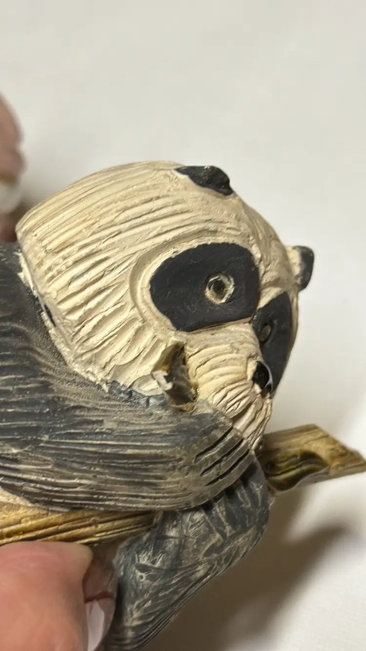 Artesania Rinconada Baboon, Panda, Flamingo, Bison, Rabbit, Chihuahua set of 6