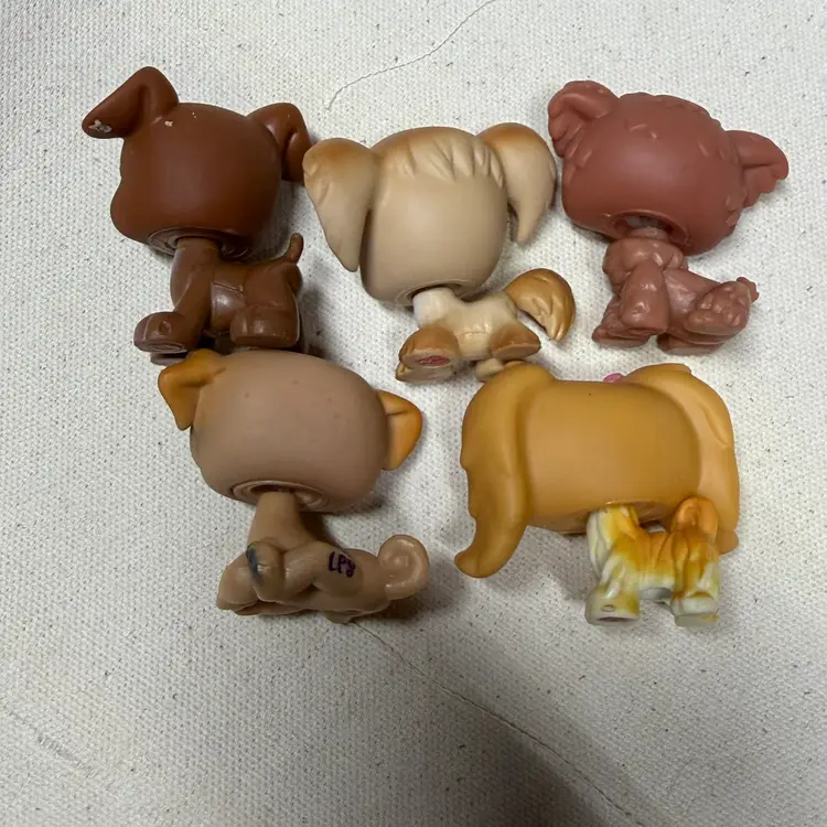 Littlest Pet Shop Dog Lot of 5