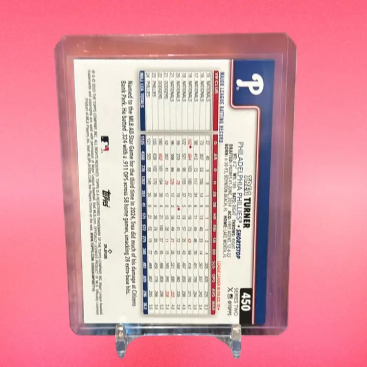 Trea Turner 2025 Topps Series 2 Uniform Parallel 3/7