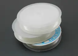 2 Rolls of 0.8mm Clear Beading Elastic, stretchy beading string