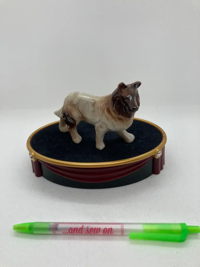 Ceramic Lassie Collie Dog made in Japan