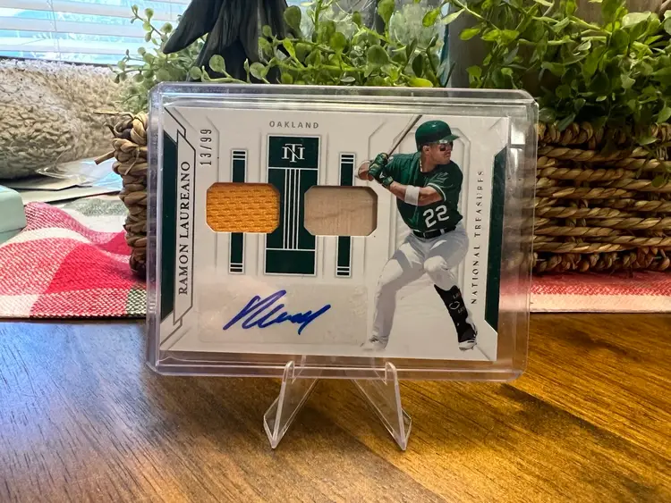 2019 Panini National Treasures Ramon Laureano #GGS-RL /99