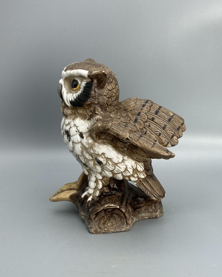 Homeco Owl Figurine #1114 - Vintage