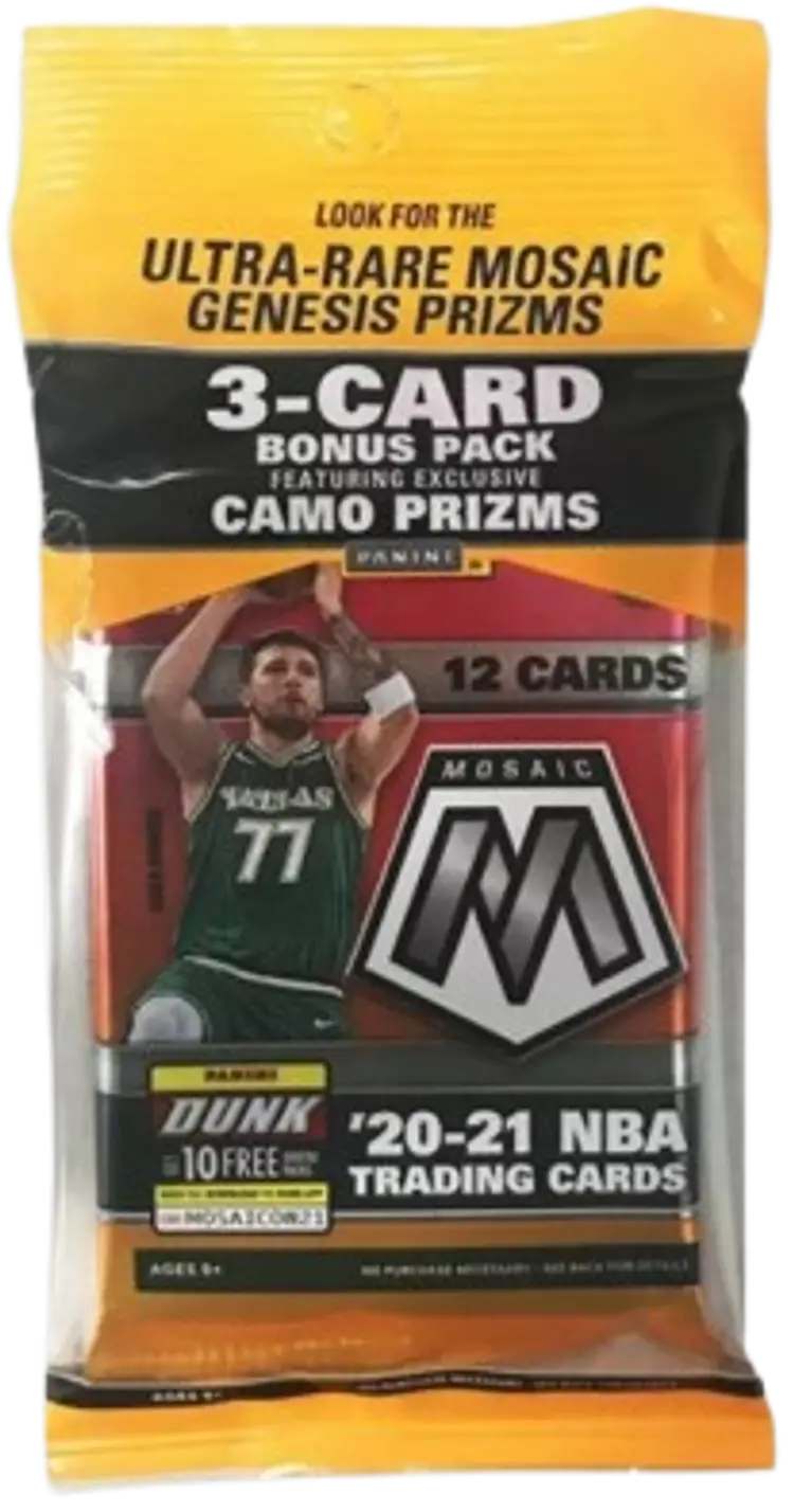 2020-21 Panini Mosaic basketball Cello Pack