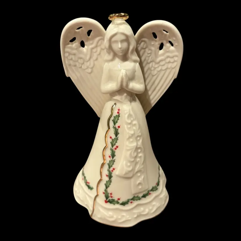 012 Lenox Praying Angel Ornament Bell