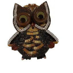 Bead Mosaic Owl 4” X 5”
