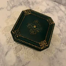 #01-Filigreed Celluloid Box Filled With Goodies