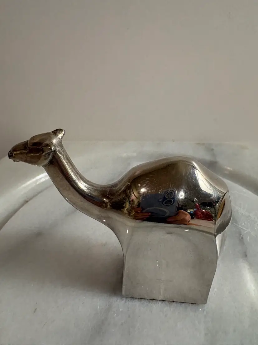 Vintage 1970s DANSK Gunnar Cyren Silver Plated Camel
