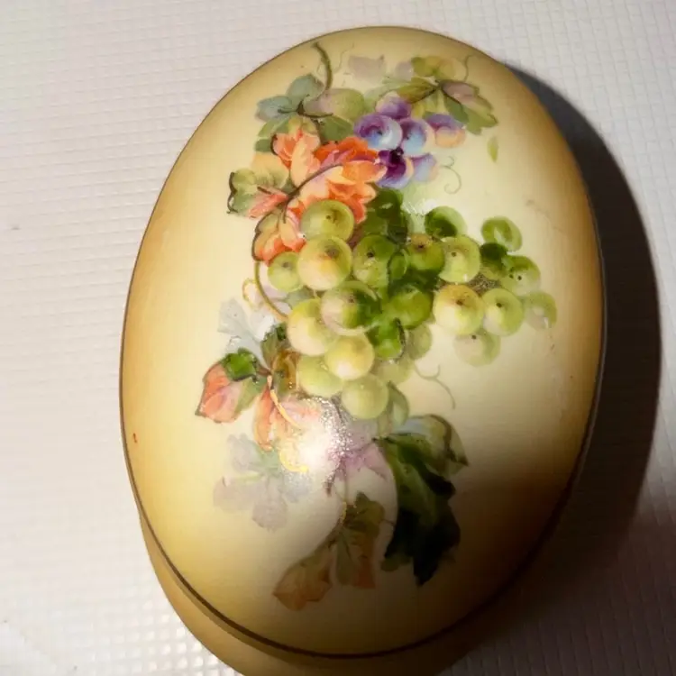 Bruxonia Austria Trinket Dish W/ Grapes & Leaves