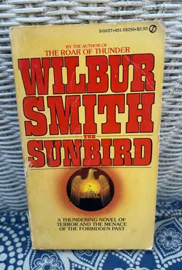 Vintage ‘The Sunbird’ by Wilbur Smith Vintage Signet Paperback 1972