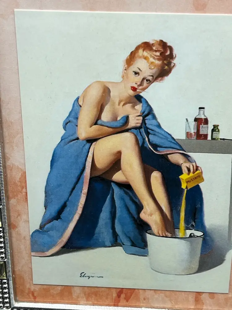 Framed Gil Elven Pin Up Print