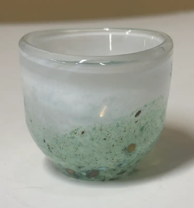 Kjell Engman October Series Kosta Boda Swedish Miniature Glass Bowl 2” tall