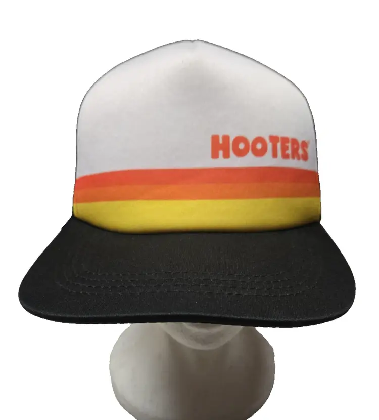 Hooters Mesh Trucker Adjustable Snapback Hat Cap