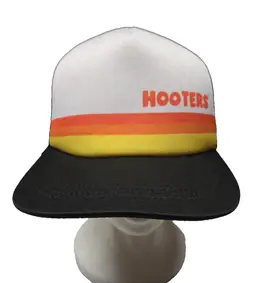 Hooters Mesh Trucker Adjustable Snapback Hat Cap