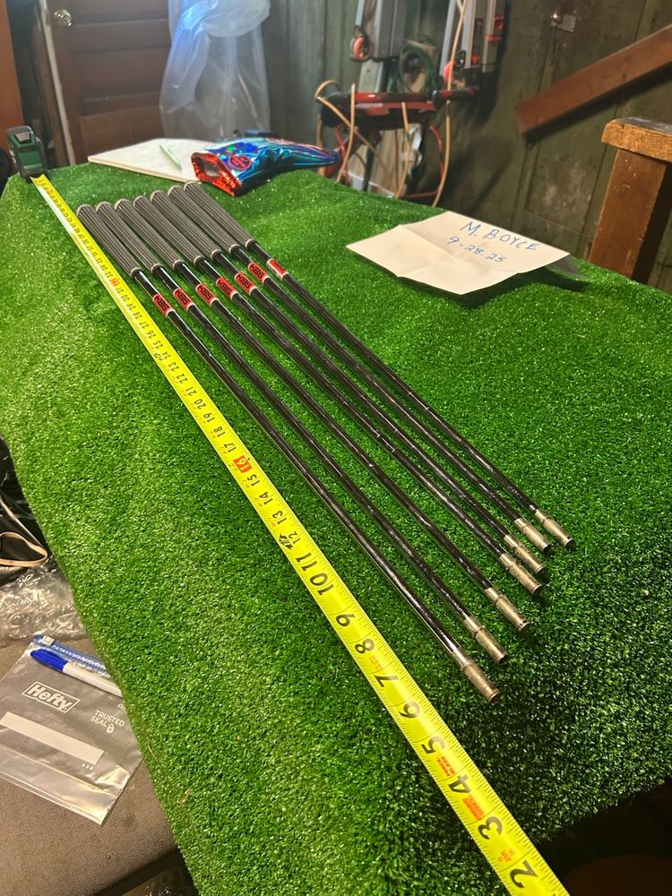 (Price Drop)Fresh Pulls From Mizuno KBS MONEY TAPER 120 Stiff Flex 7 Shafts 34.25” To 37”