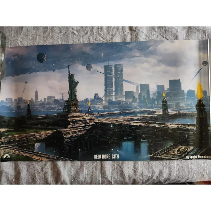 Star Trek Next Generation New Borg City Print Poster