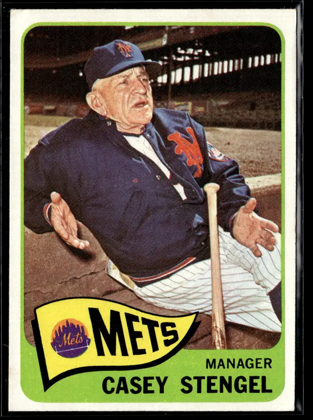 #187 Casey Stengel 1965 Topps #187 *LIVE AUCTION*