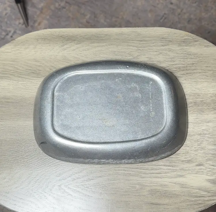 WILTON RWP ARMETALE PEWTER “GIVE US THIS DAY OUR DAILY BREAD” BREAD TRAY 9.5”