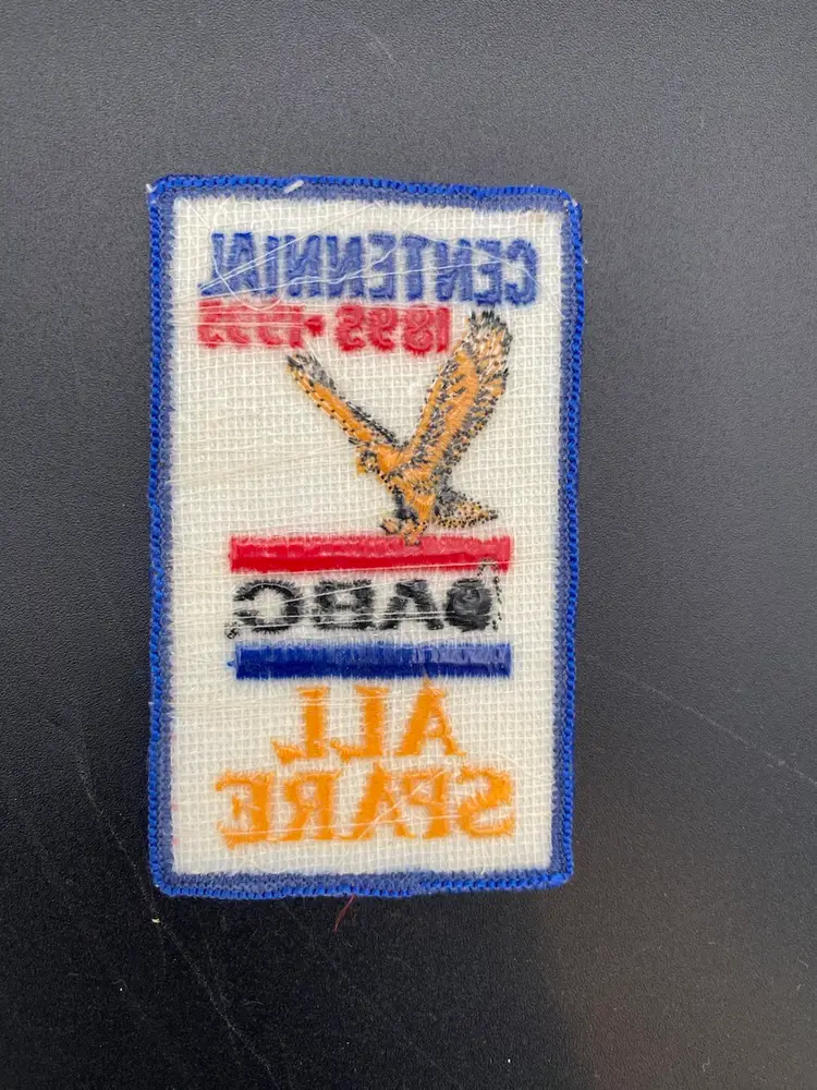 ABC Centennial 1895-1995 All Spare Bowling Embroidered Patch