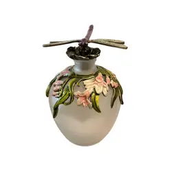 Frosted Glass Perfume Bottle 4”x 4”