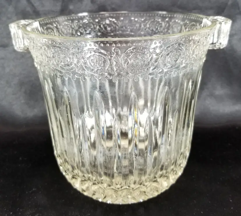 Vintage Glass Riccadonna Hotel Ice Bucket