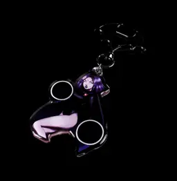 Raven Teen Titans 2.5'' Acrylic Double Sided Epoxy Keychain