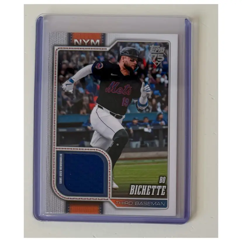 Bo Bichette Real One Relic New York Mets