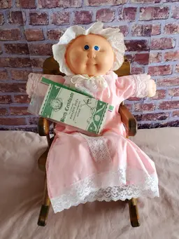 1985 Cabbage Patch Kids Preemie Paulette Evita W/Birth Certificate GUC