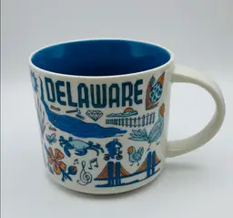 2022 Starbucks DELAWARE Been There Series 14oz. Mug Across The Globe Collection