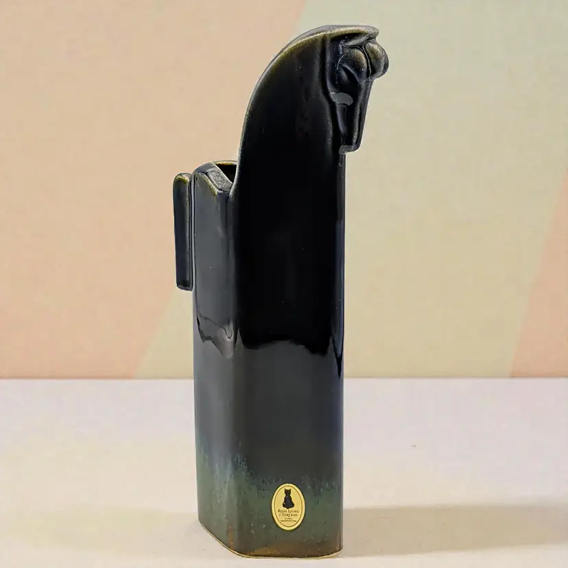 Rosa Ljung I Torekov Svenskt Swedish Pampas Wild Horse Ceramic Vase