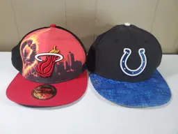 LOT of 2 New Era 59fifty 7 1/8 Hats