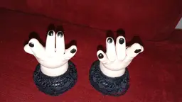 Chubby Baby Doll Hands - ring holder, upcycled porcelain, handmade