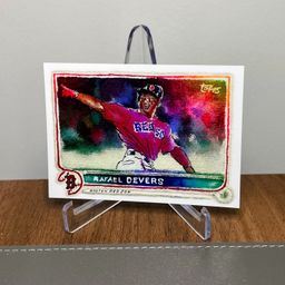 Rafael Devers (San Francisco Giants) 2025 Shoebox Treasures Rainbow Foil /25