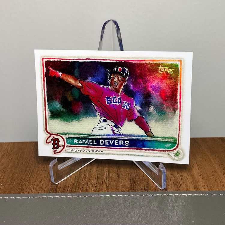 Rafael Devers (San Francisco Giants) 2025 Shoebox Treasures Rainbow Foil /25