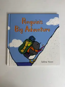 Penguin’s Big Adventure By Salina Yoon, A Kohl’s Care Book Hard Cover Vintage 2015