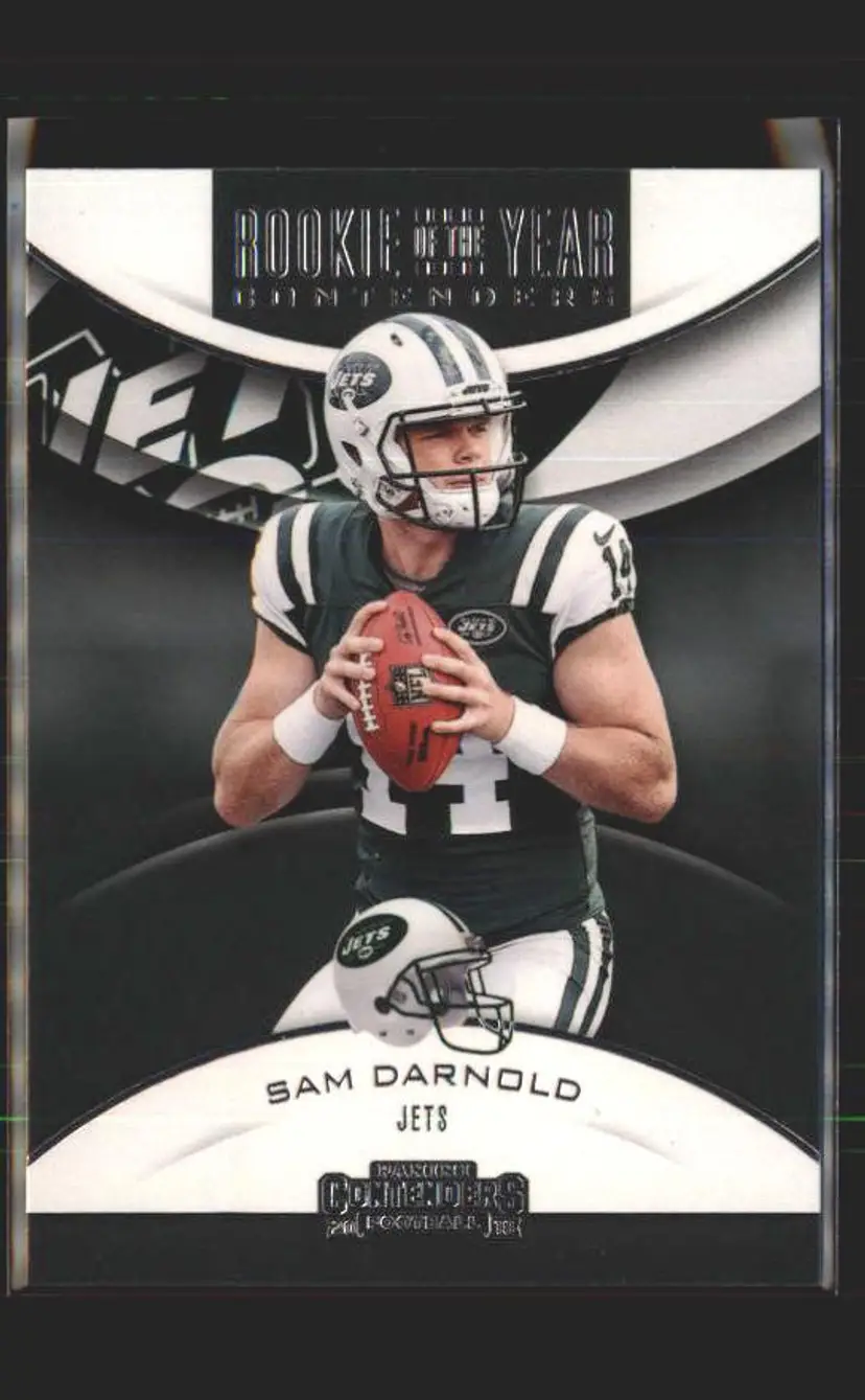 Sam Darnold 2018 Panini Contenders #RYA-SD Rookie of the Year Contenders - (139) - New York Jets