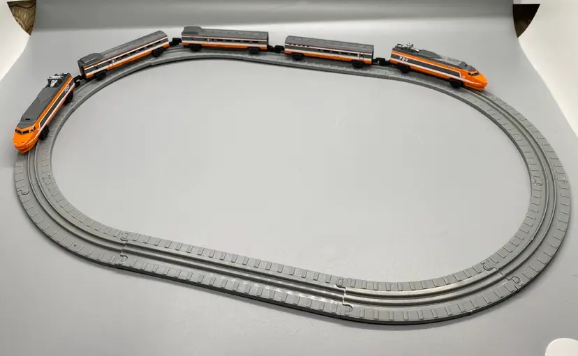 Micro Machine Speeding Bullet TGV Train + Track