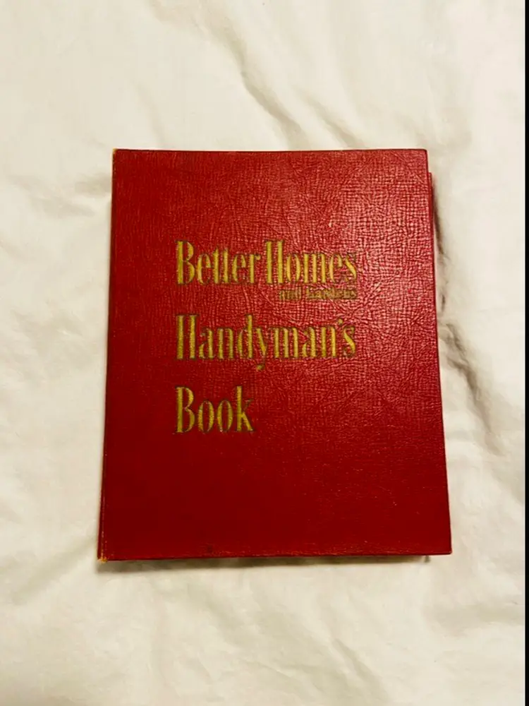 First Edition 1951 Better Homes and Gardens Handyman's Book; Binder with Punched Hole Pages Mid Century Retro Vintage Nostalgic