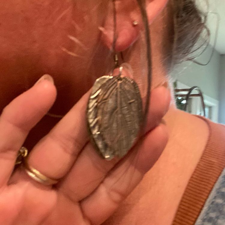 Tri Metal Earrings