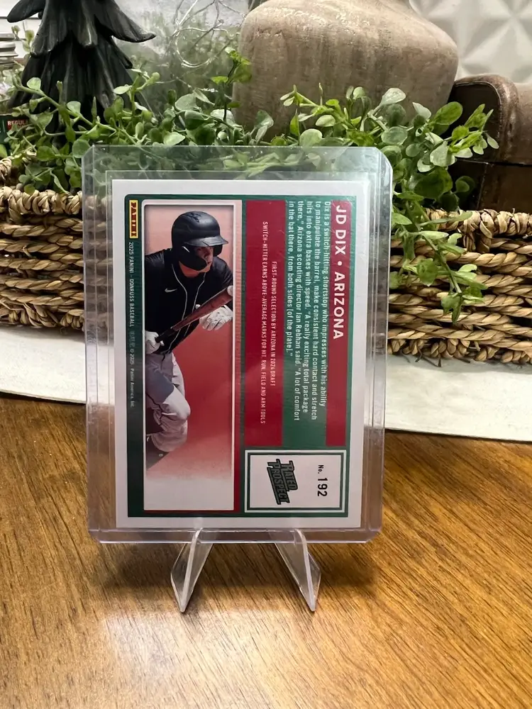 2025 Panini Donruss Rated Prospects JD Dix #192 Print Run 18/25
