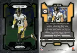 T.J. Watt   Lot of 16  Football Cards Pittsburgh Steelers  CC26